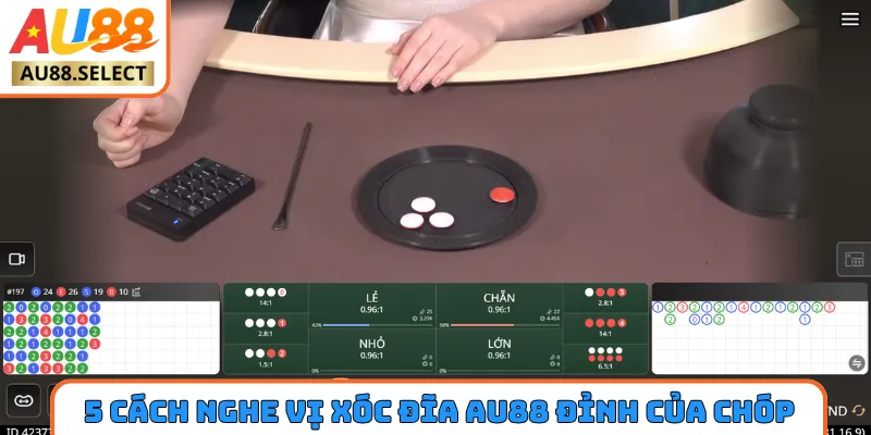 5 cách nghe vị xóc đĩa AU88 đỉnh của chóp