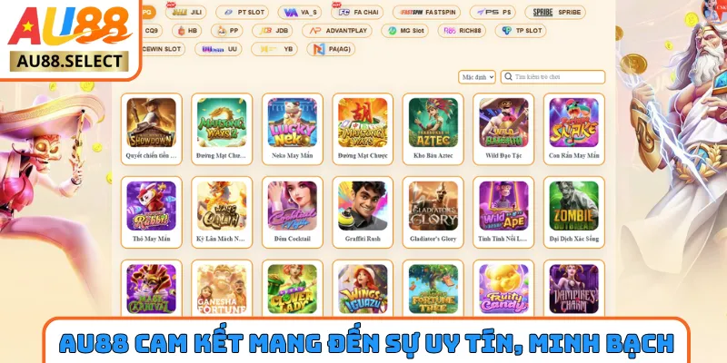 AU88 cam kết mang đến sự uy tín, minh bạch