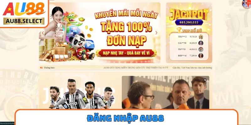 đăng nhập AU88