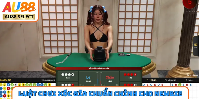 Luật chơi xóc đĩa chuẩn chỉnh cho newbie