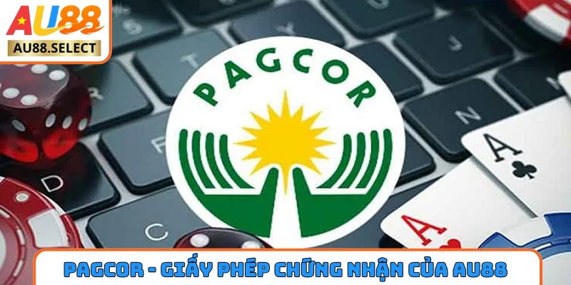 PAGCOR - Giấy phép chứng nhận của AU88